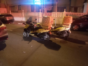 منتصف الليلة - اصابة 3 شبان بحادث طرق في مدينة يافا 